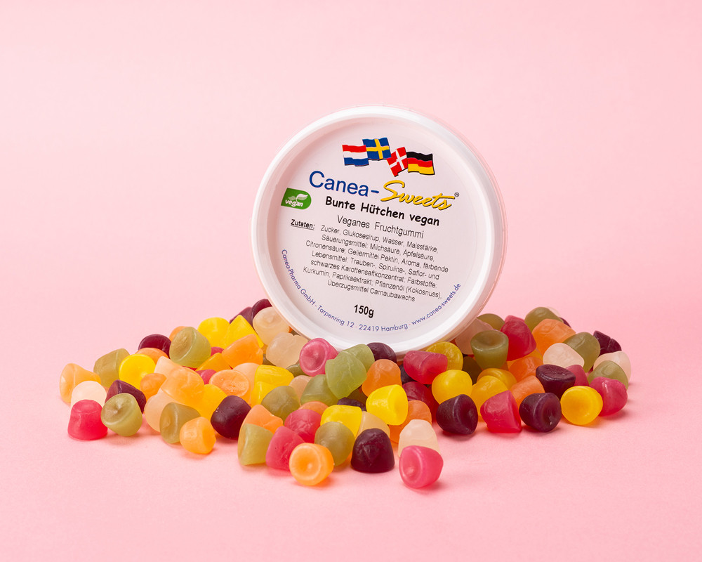 Bunte Hütchen vegan